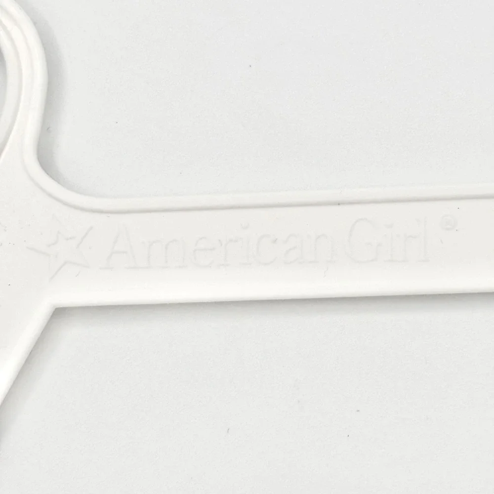 American Girl Doll Coat Clothing Hangers‎ White Plastic 3-Pack Accessory 5